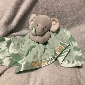 Carter's Child of Mine Elephant Lovey Security Blanket Green